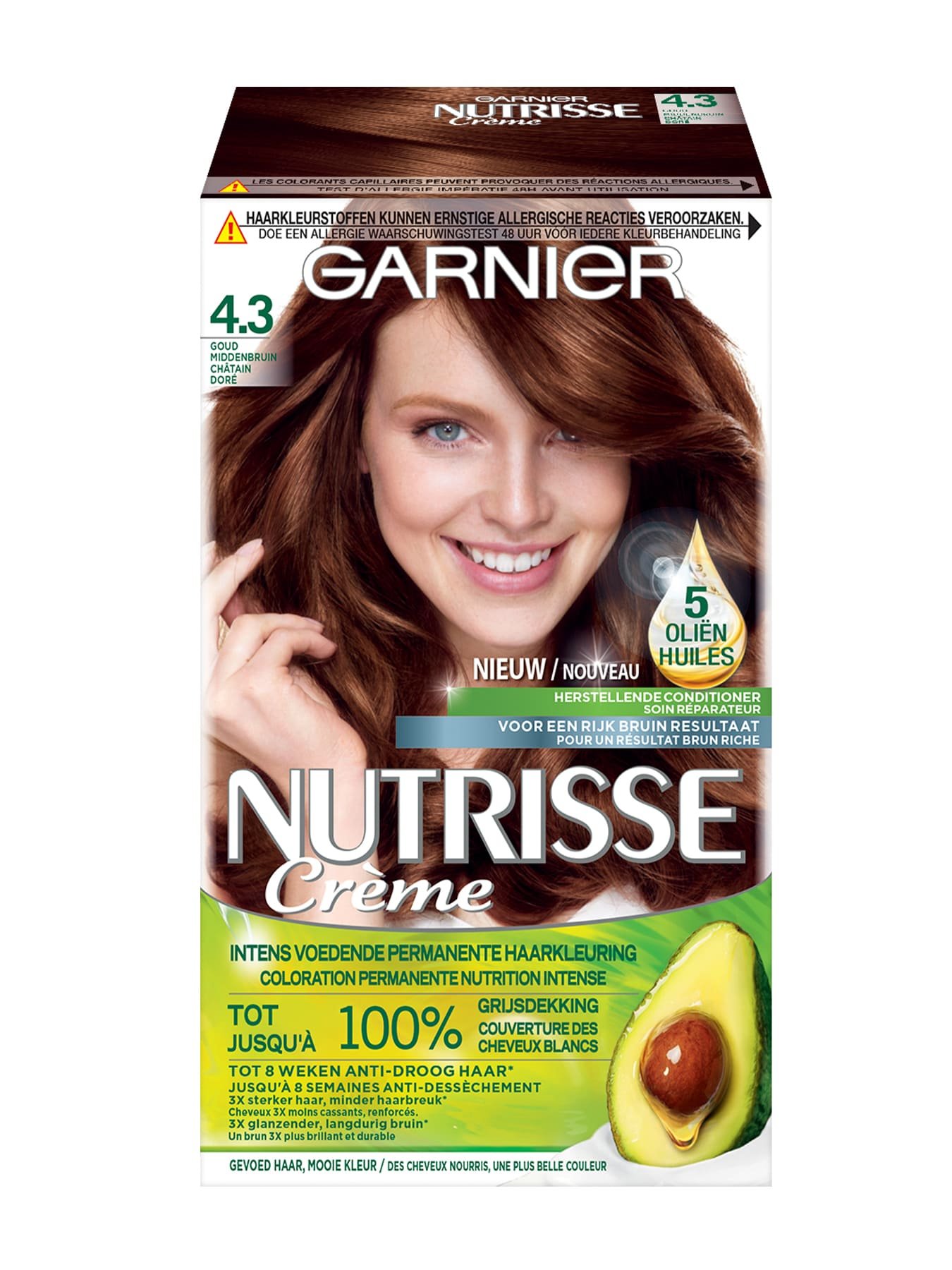 GAR Nutrisse Reno 2020 43 Goud Middenbruin front